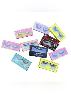 Eyelashes Falsies Beauty Glam Wispy Beautiful Full Lashes Bundle 10 Pairs